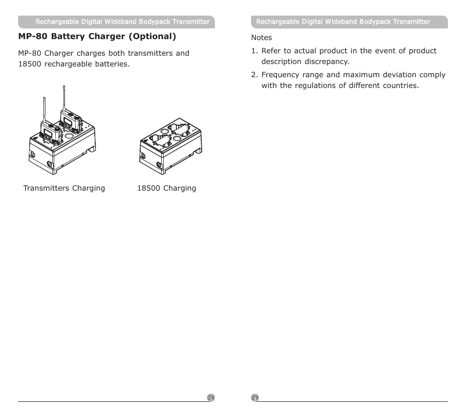頁面 17 | MIPRO ACT-80TC Rechargeable Digital Wideband Bodypack Transmitter User Manual | Page 17 / 17