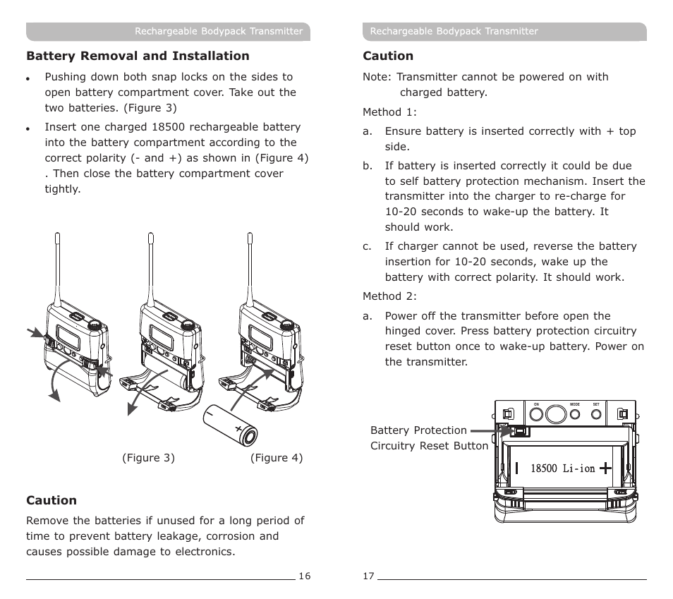 頁面 10 | MIPRO ACT-72TC Rechargeable Narrowband Bodypack Transmitter User Manual | Page 10 / 11