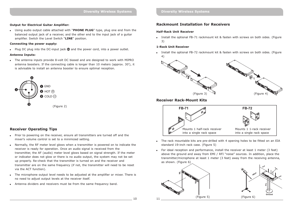 頁面 8 | MIPRO ACT-311 Single-Channel Diversity Receiver User Manual | Page 8 / 15
