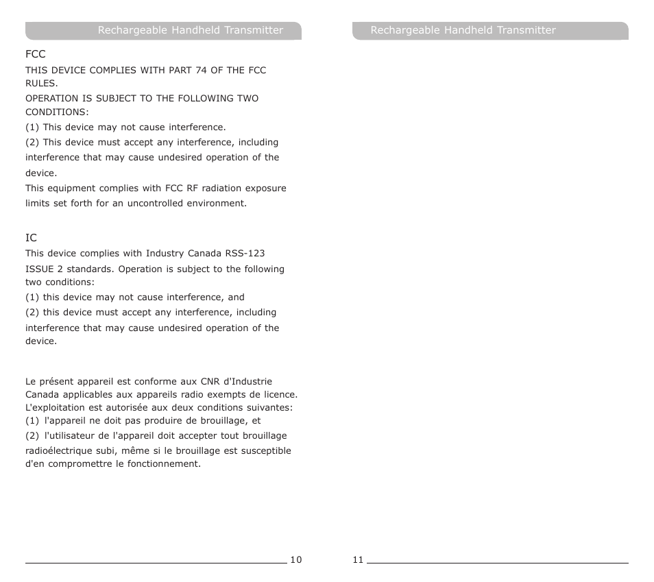 頁面 7 | MIPRO ACT-30HC Rechargeable Handheld Transmitter User Manual | Page 7 / 7