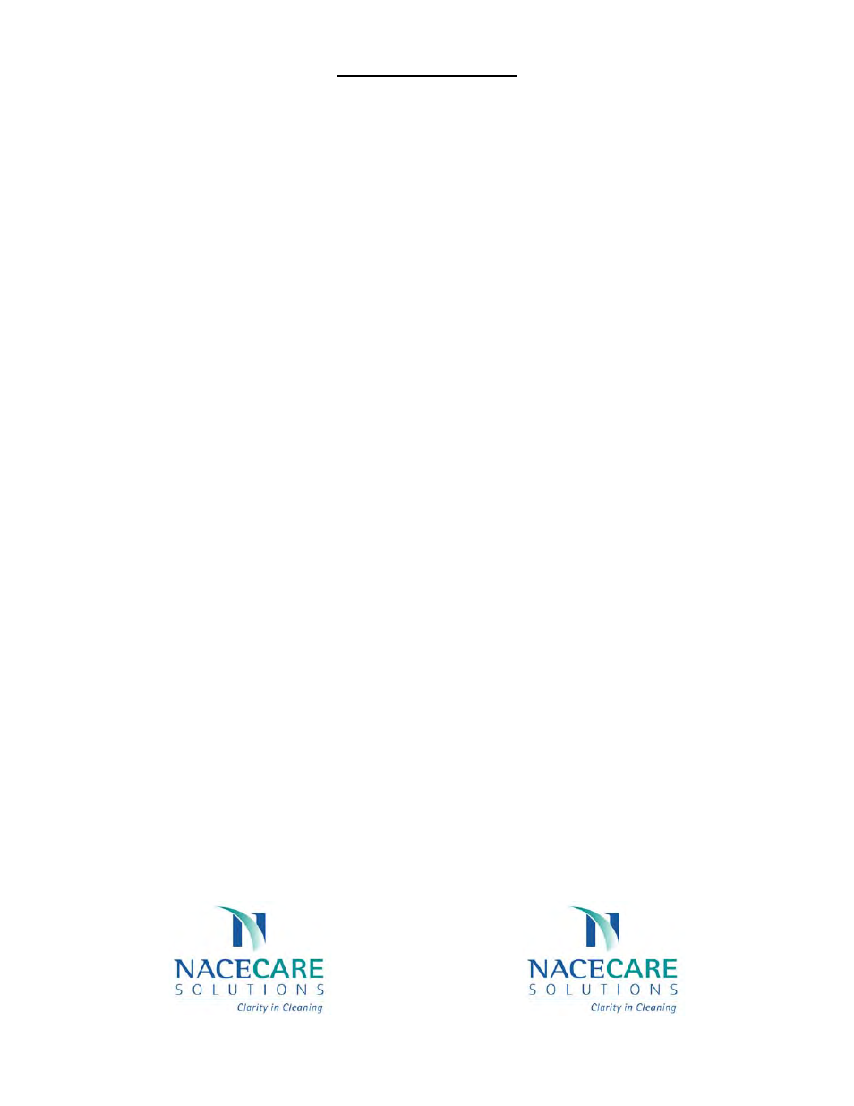 NaceCare Solutions TP8X User Manual | Page 8 / 8