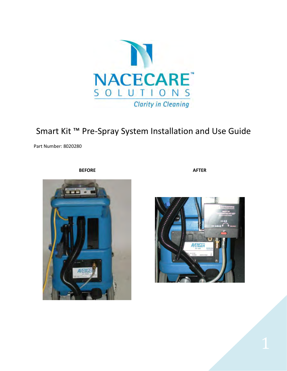 NaceCare Solutions TP18SX User Manual | 6 pages