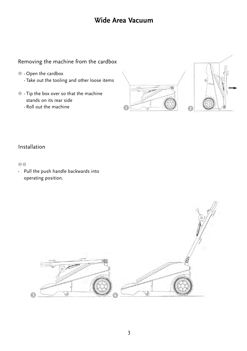 Wide area vacuum | NaceCare Solutions E700 User Manual | Page 4 / 9
