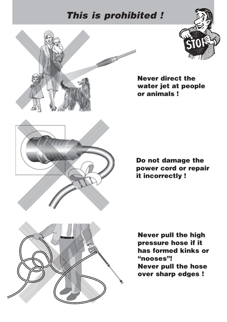 This is prohibited | NaceCare Solutions K1120T User Manual | Page 16 / 39