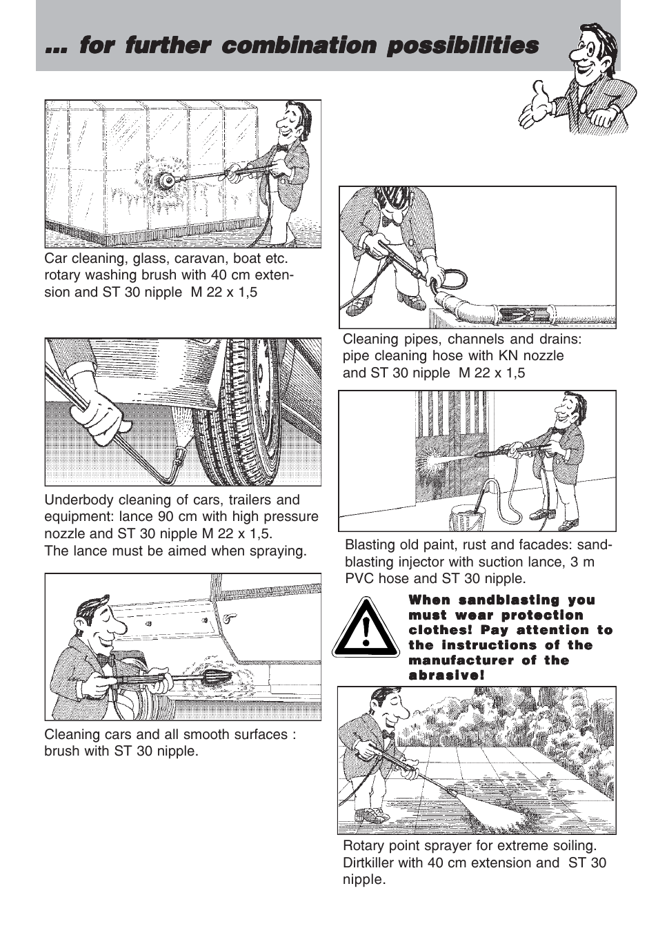For further combination possibilities | NaceCare Solutions K1120T User Manual | Page 18 / 39