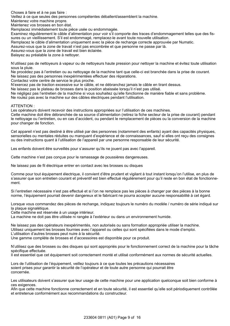 NaceCare Solutions NS20 User Manual | Page 9 / 16