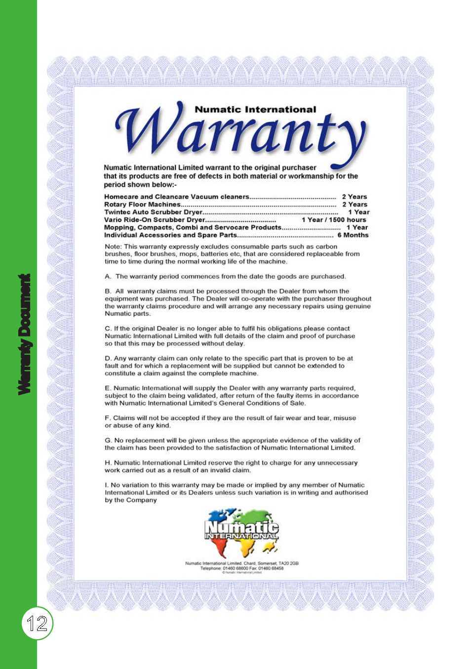 NaceCare Solutions PVR390 User Manual | Page 12 / 16