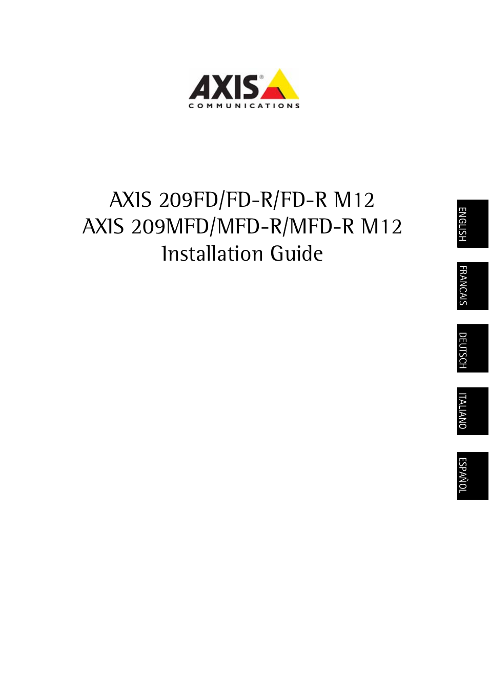 Axis Communications 209MFD User Manual | 73 pages