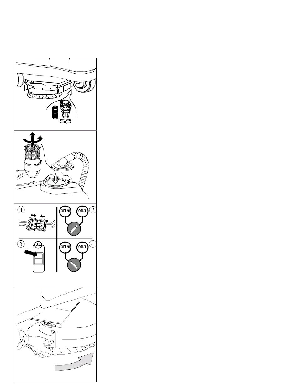 Filter and recovery tank cleaning, Brushes disassembly | NaceCare Solutions ST995 User Manual | Page 18 / 25