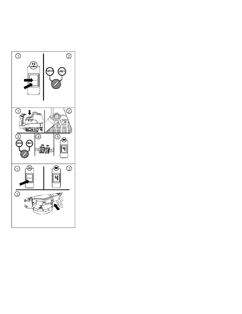 The suction motor does not function, The machine does not start, The brushes motor does not work | NaceCare Solutions ST995 User Manual | Page 23 / 25