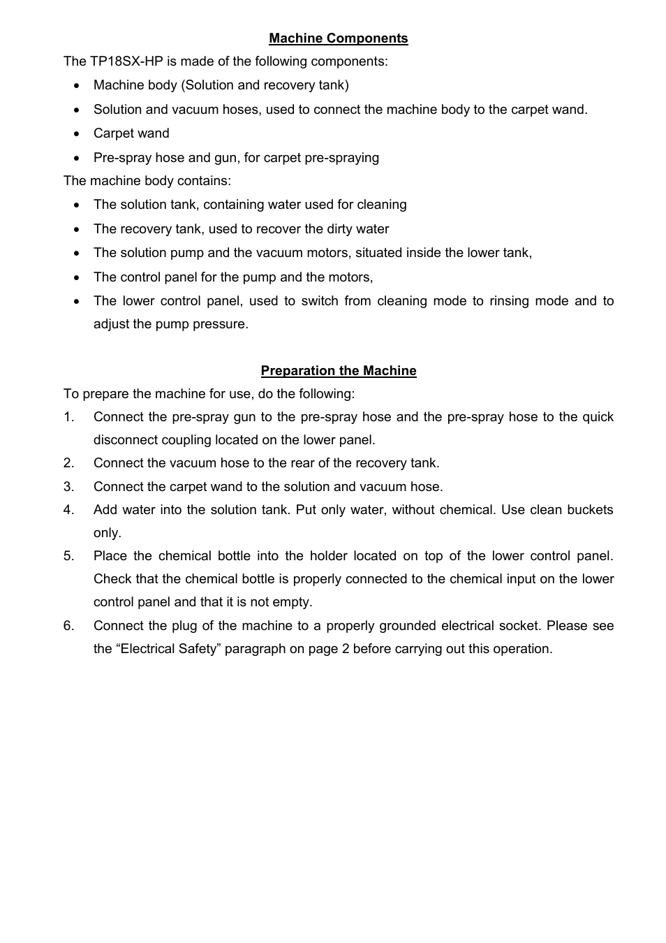 NaceCare Solutions TP18SXHP User Manual | Page 4 / 6