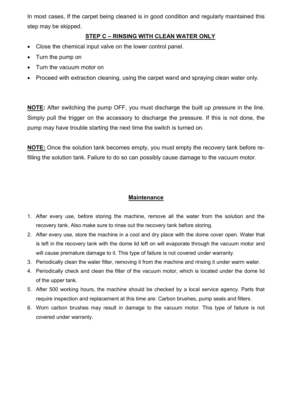NaceCare Solutions TP18SXHP User Manual | Page 6 / 6