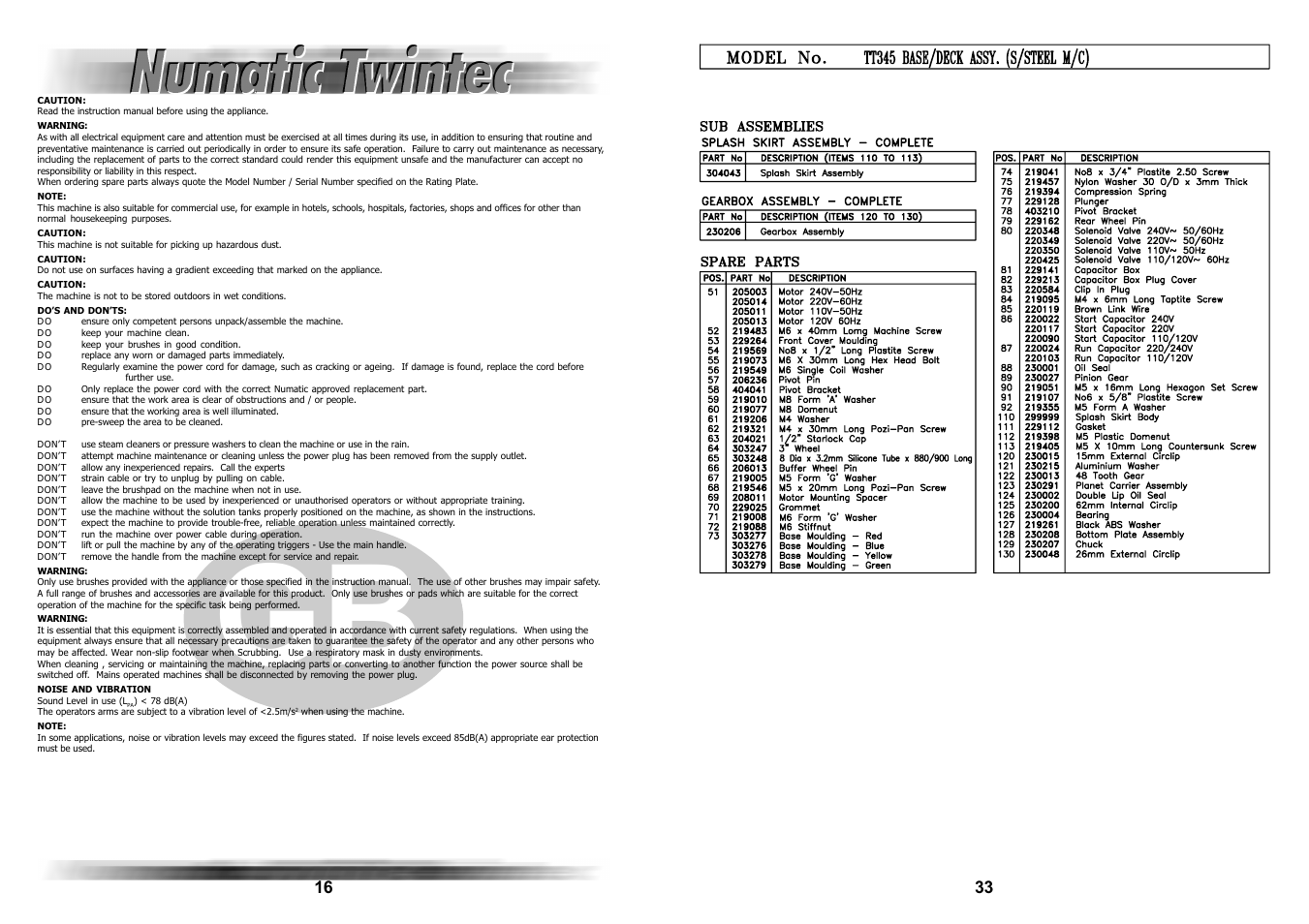 NaceCare Solutions TT455 User Manual | Page 16 / 24