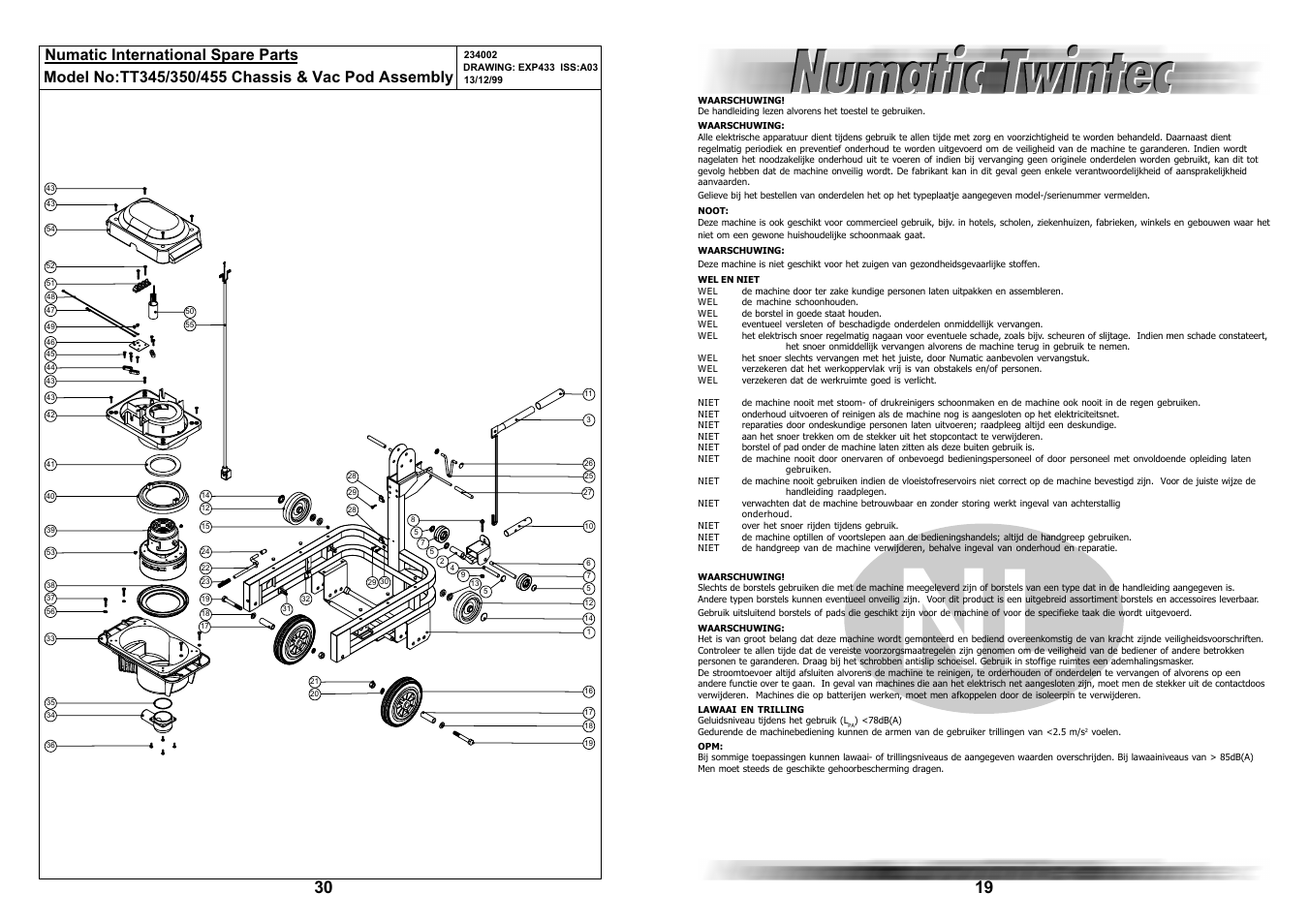 NaceCare Solutions TT455 User Manual | Page 19 / 24