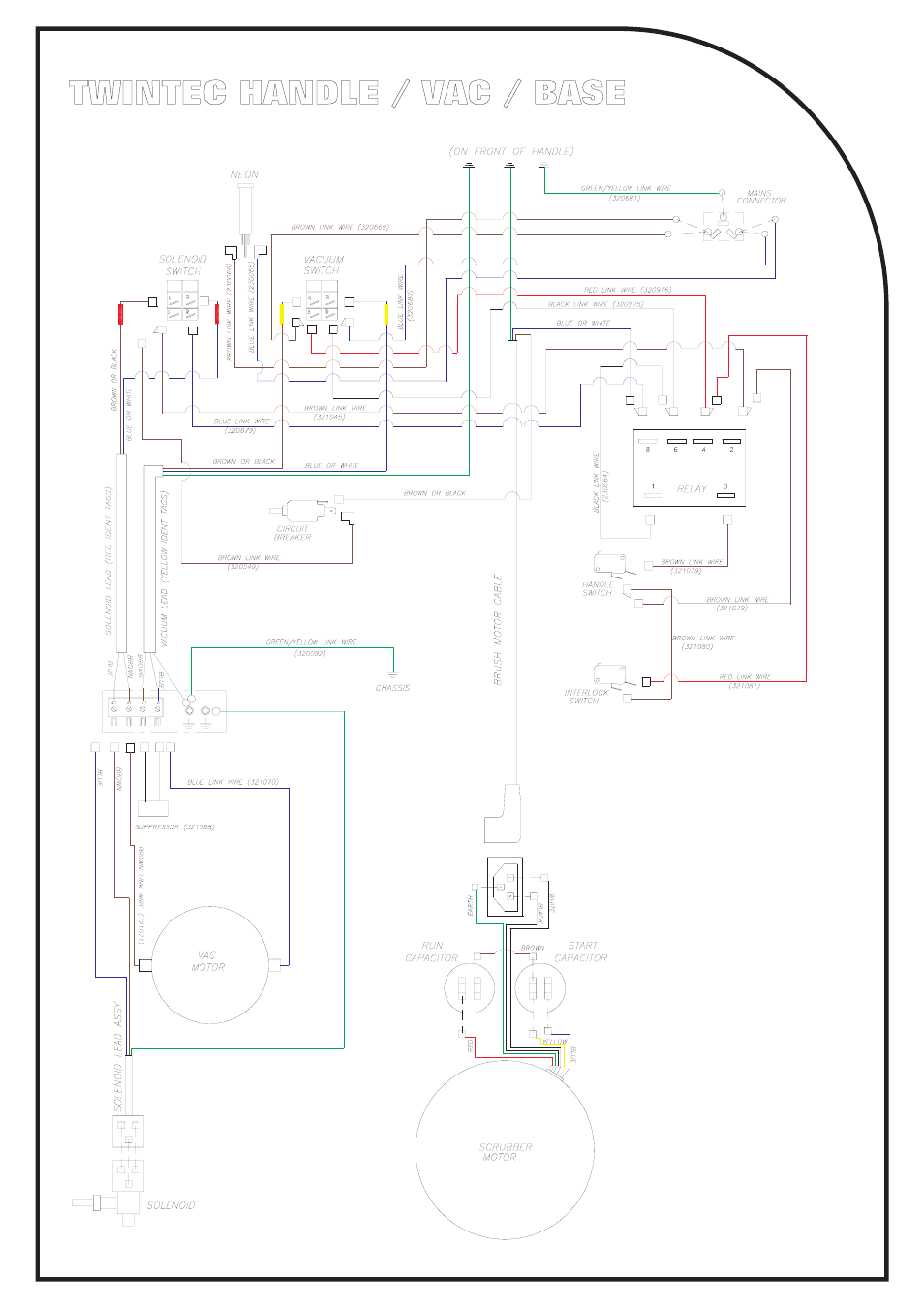 Twintec handle / vac / base | NaceCare Solutions TT4550 User Manual | Page 25 / 26