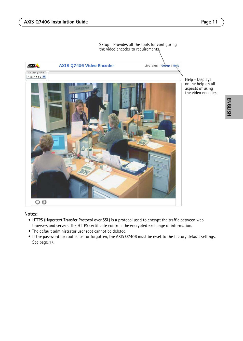 Axis Communications Video Encoder Blade AXIS Q7406 User Manual | Page 11 / 92