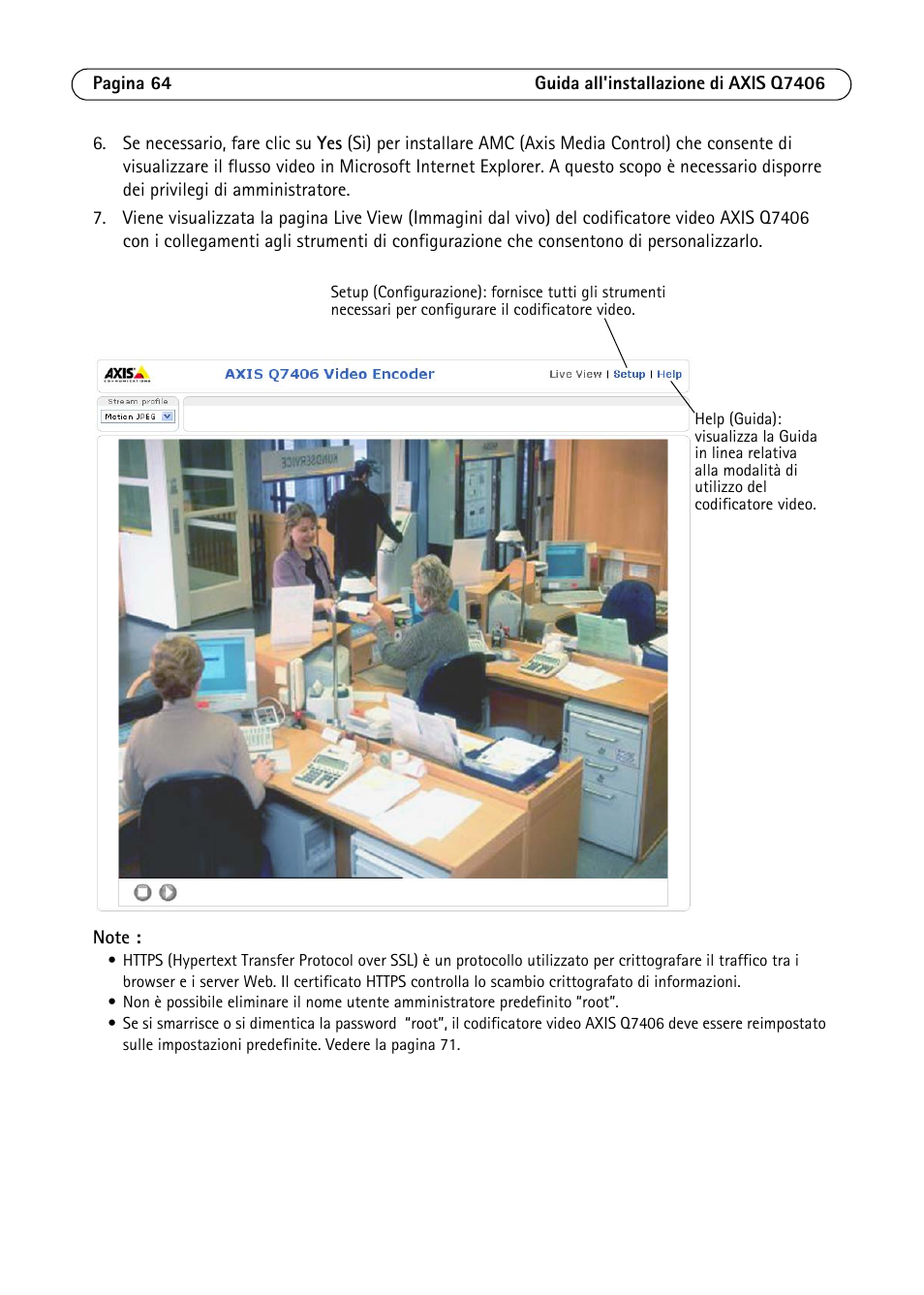 Axis Communications Video Encoder Blade AXIS Q7406 User Manual | Page 64 / 92