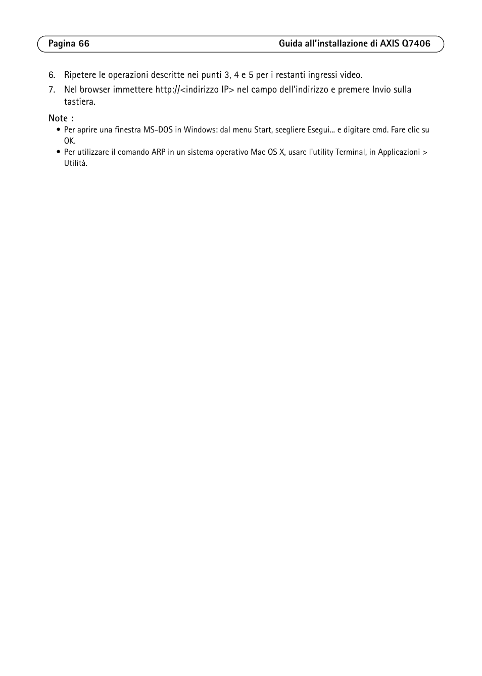 Axis Communications Video Encoder Blade AXIS Q7406 User Manual | Page 66 / 92