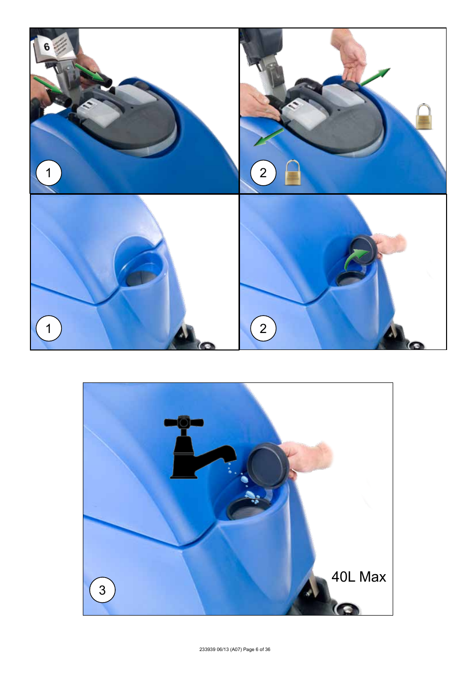 40l max | NaceCare Solutions TTB4550T User Manual | Page 6 / 36