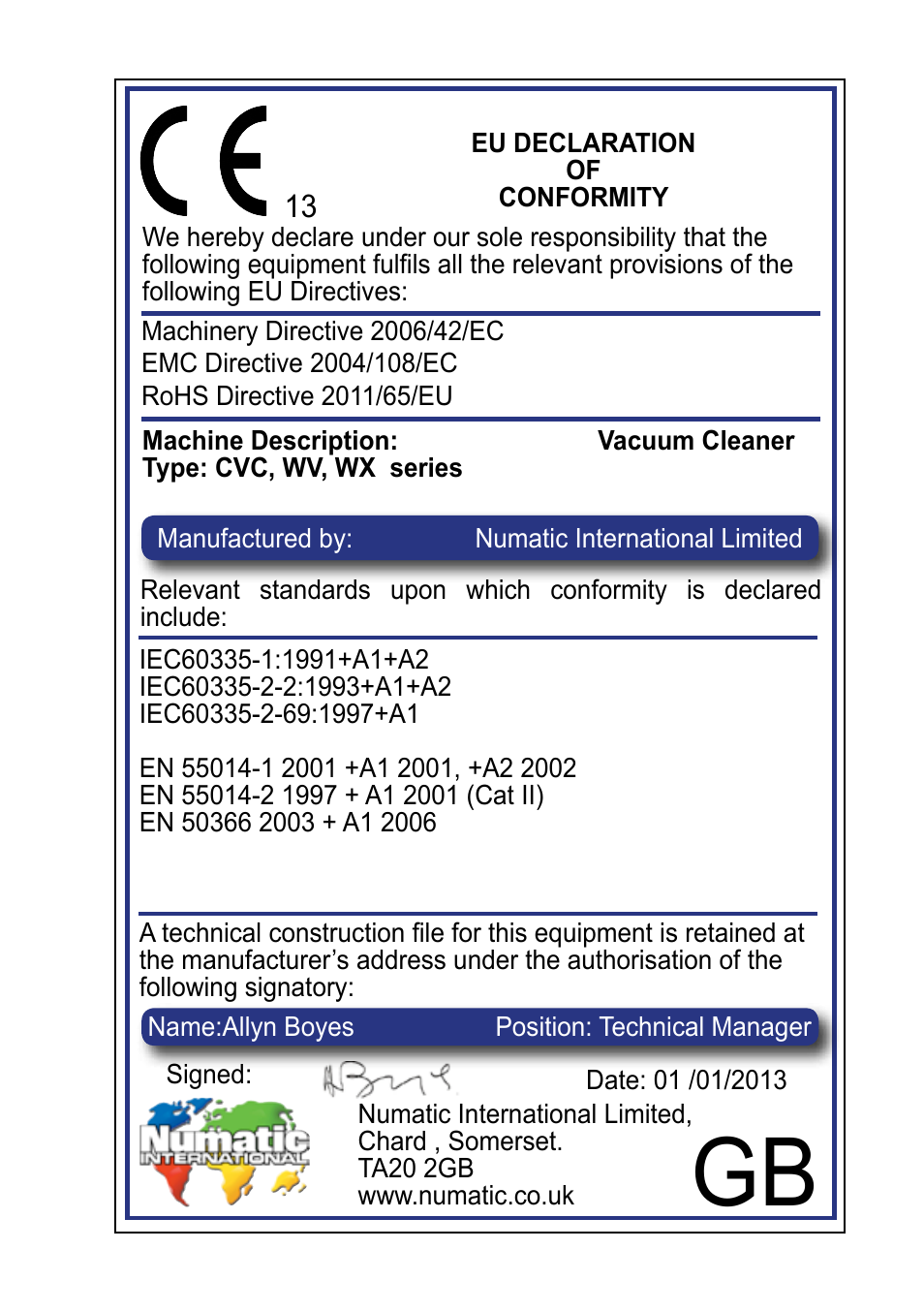 NaceCare Solutions WV800 User Manual | Page 13 / 14