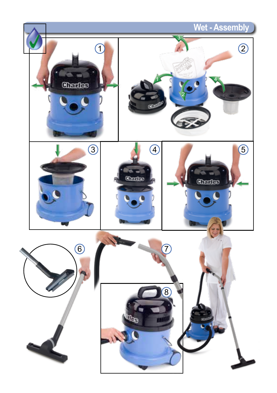 Wet - assembly | NaceCare Solutions WV800 User Manual | Page 3 / 14