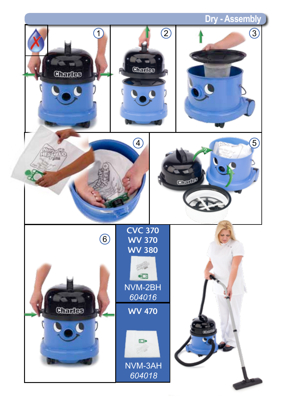 Dry - assembly | NaceCare Solutions WV800 User Manual | Page 5 / 14