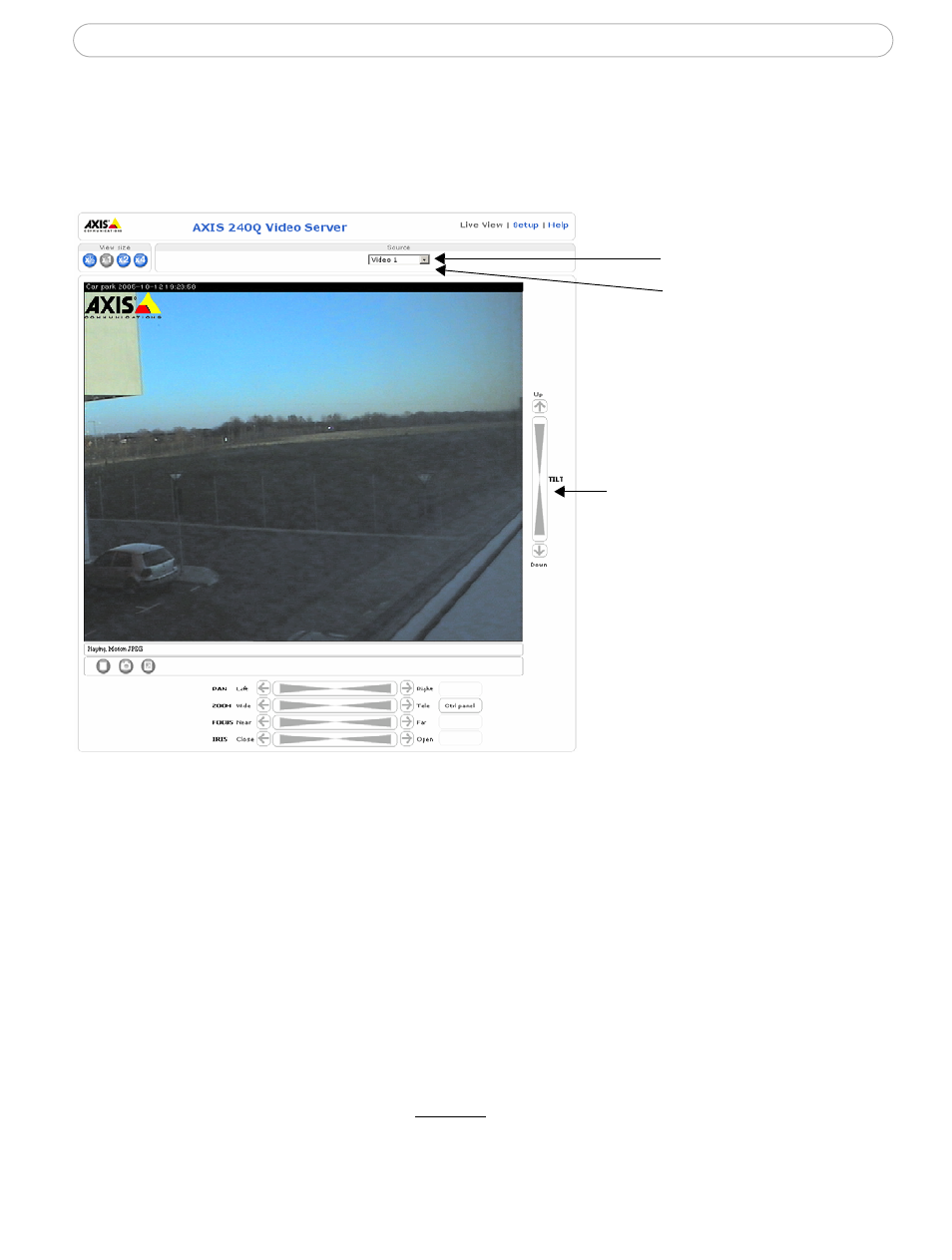 Ptz controls | Axis Communications Axis Video Server AXIS 240Q User Manual | Page 30 / 57