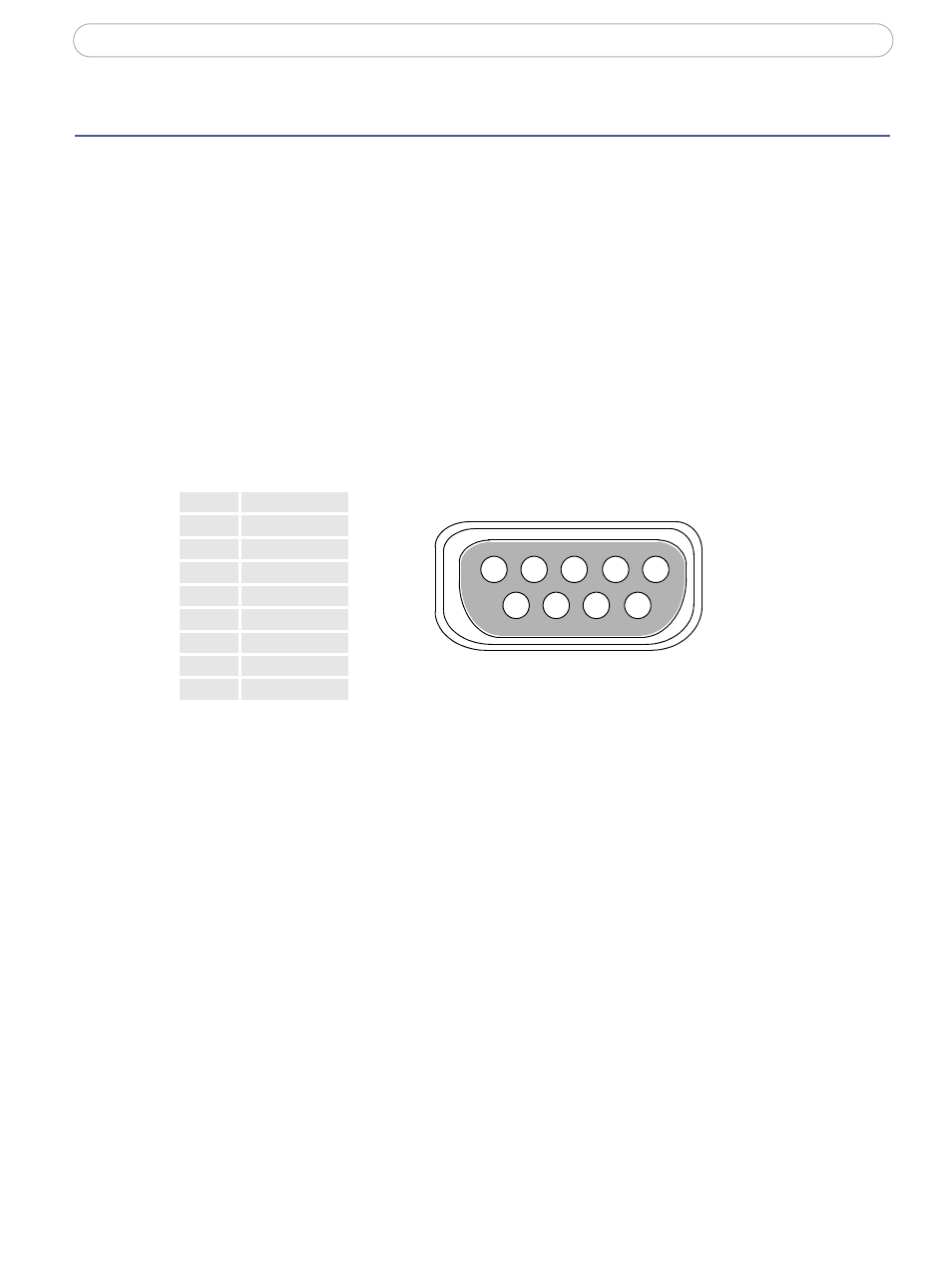 Unit connectors, The d-sub connector, Rs-485 interface. see unit connectors , on | Axis 240q - unit connectors | Axis Communications Axis Video Server AXIS 240Q User Manual | Page 44 / 57
