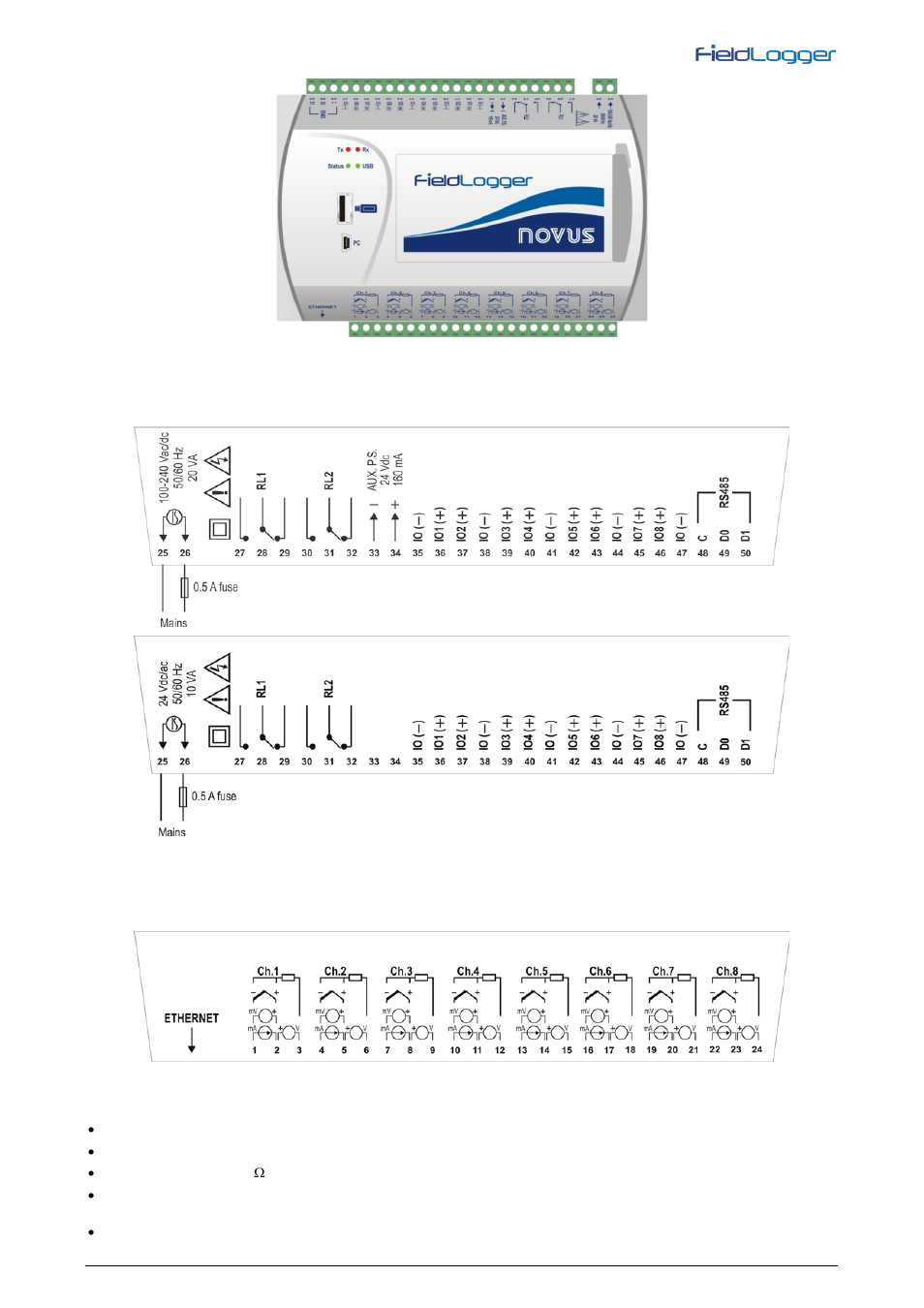 Recommendations for installation | NOVUS V1.5x A User Manual | Page 10 / 103