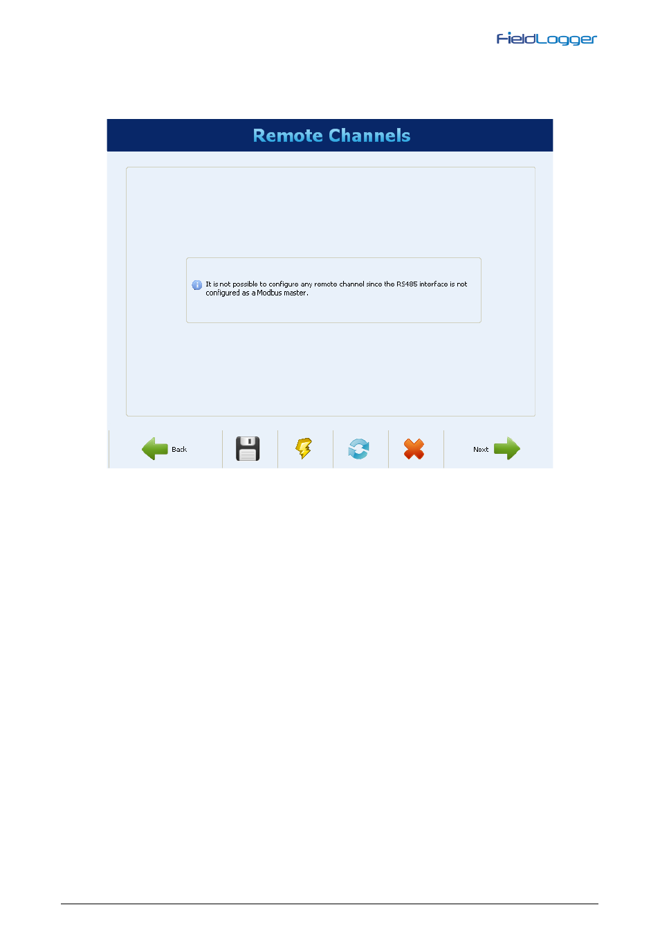 Remote channels configuration | NOVUS V1.5x A User Manual | Page 40 / 103