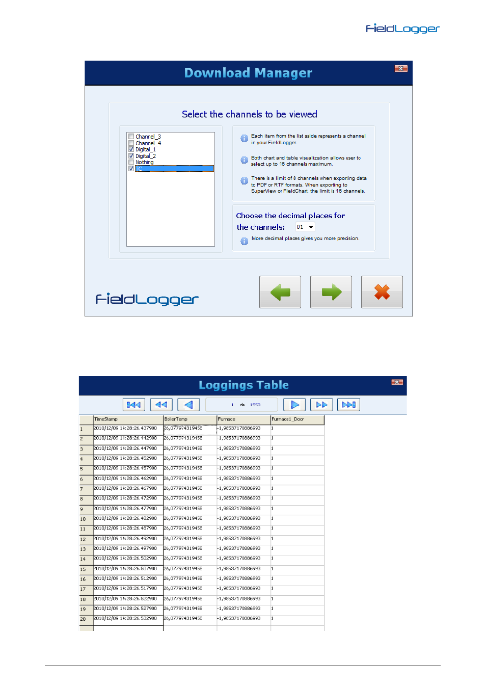Table format view | NOVUS V1.5x A User Manual | Page 59 / 103