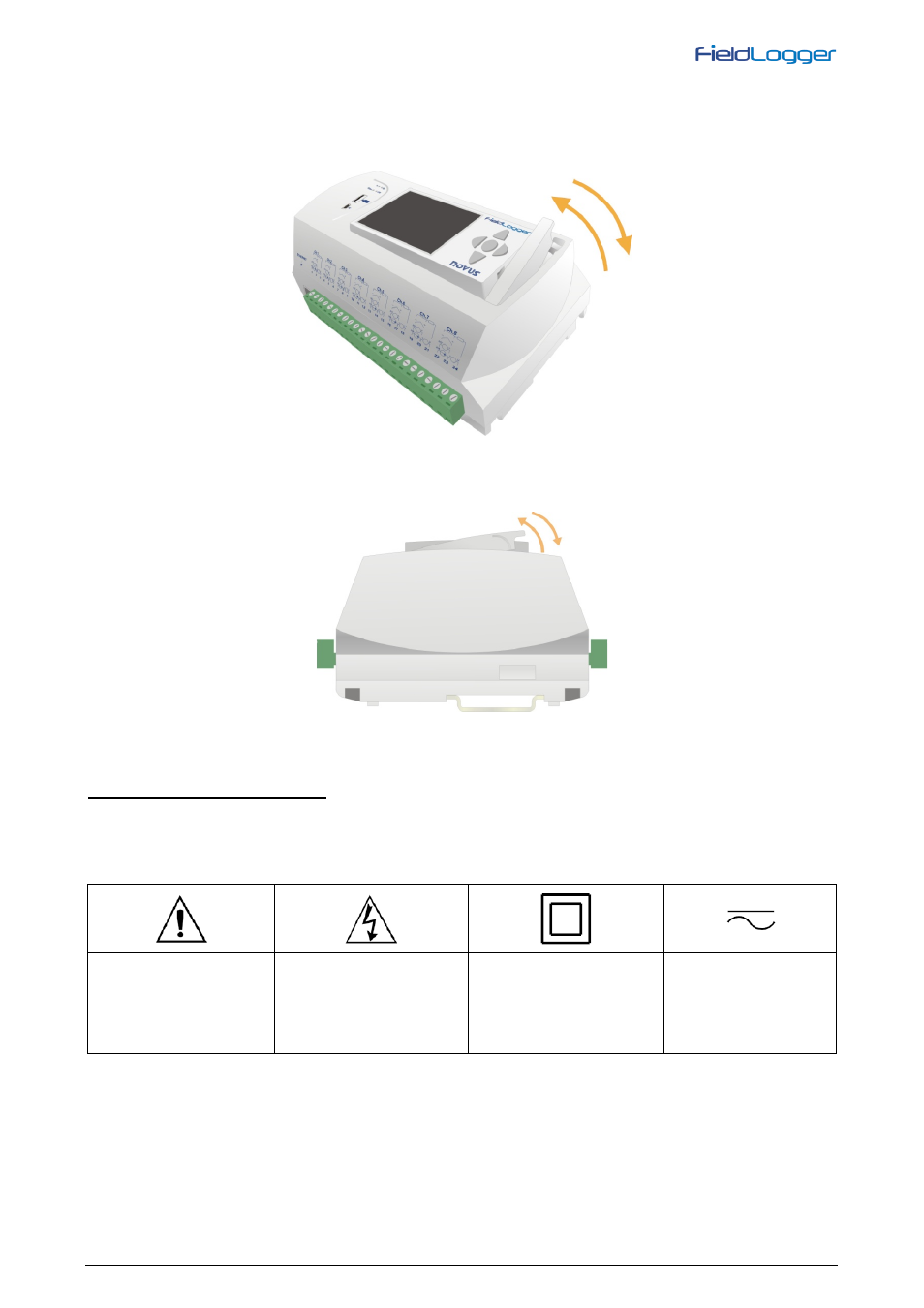 Attaching and detaching the hmi, Electrical connections, Safety summary | Electrical connections safety summary | NOVUS V1.5x A User Manual | Page 9 / 103