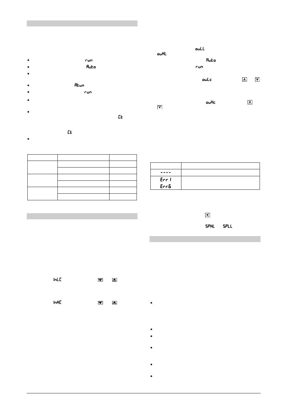 Auto tune, Calibration, Input calibration | Analog output calibration, Problems with the controller, Serial communication | NOVUS Controller N2000 User Manual | Page 10 / 11