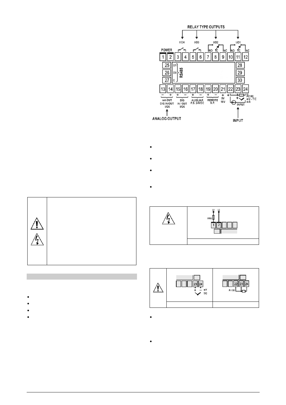 Usb interface, Installation/ connections, Recommendations for installation | Electrical connections, Input connections | NOVUS Controller N2000 User Manual | Page 4 / 11