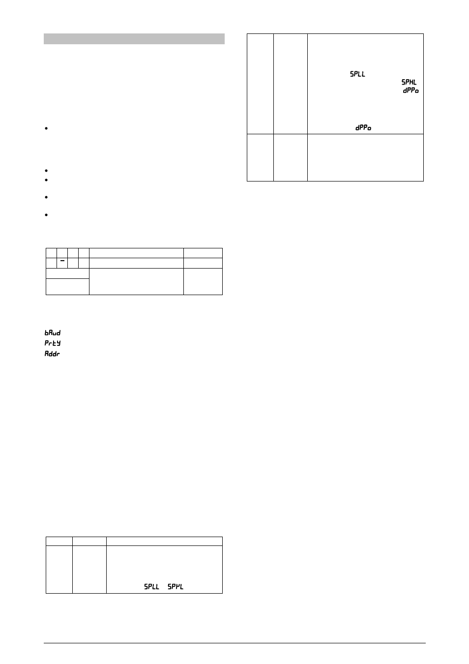 Anexo 2 –serial communication, Characteristics, Communication protocol | Holding registers table | NOVUS Controller N120 User Manual | Page 14 / 14