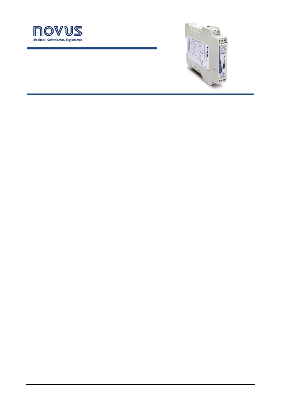 NOVUS DigiRail-VA User Manual | 19 pages