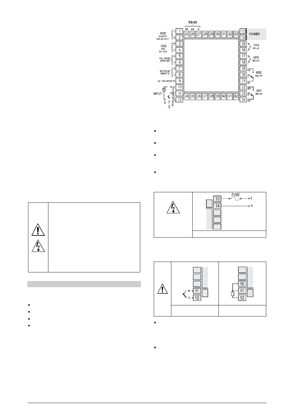 Usb interface, Installation/ connections, Recommendations for installation | Electrical connections, Input connections | NOVUS Controller N3000 User Manual | Page 4 / 11