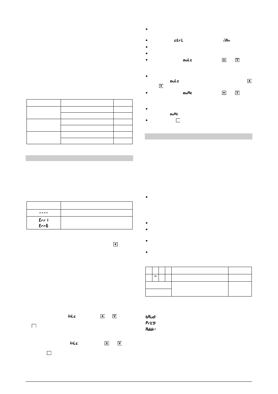 Maintenance, Problems with the controller, Calibration of the input | Analog output calibration, Serial communication | NOVUS Controller N1200 User Manual | Page 11 / 13