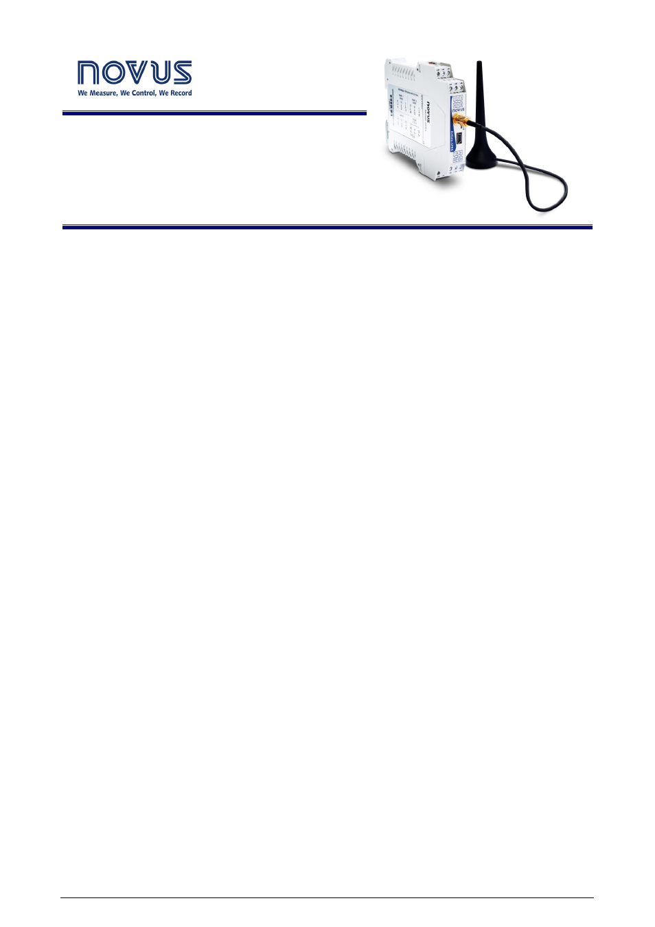 NOVUS AirGate-GPRS User Manual | 29 pages