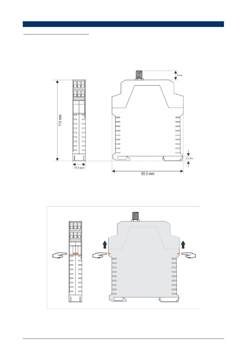 Connections and installation, Mechanical installation, Dimensions | Opening the airgate-gprs | NOVUS AirGate-GPRS User Manual | Page 8 / 29