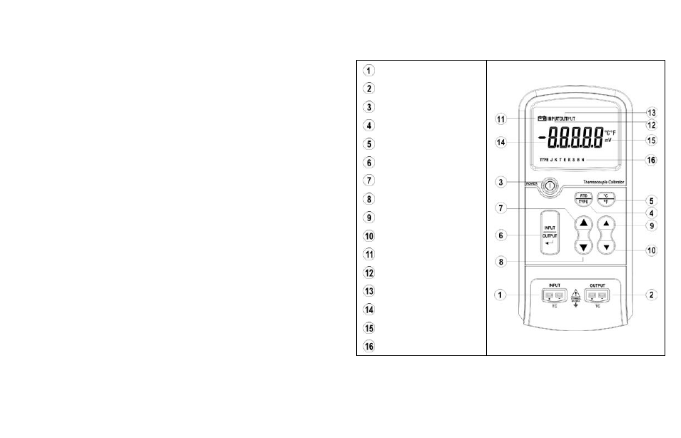 Model dc80t general specifications, Model dc80t front panel | NOVUS DC80L User Manual | Page 3 / 13