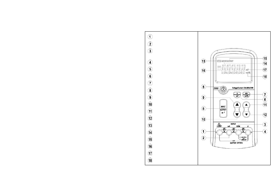 Model dc80l general specifications, Model dc80l front panel | NOVUS DC80L User Manual | Page 9 / 13