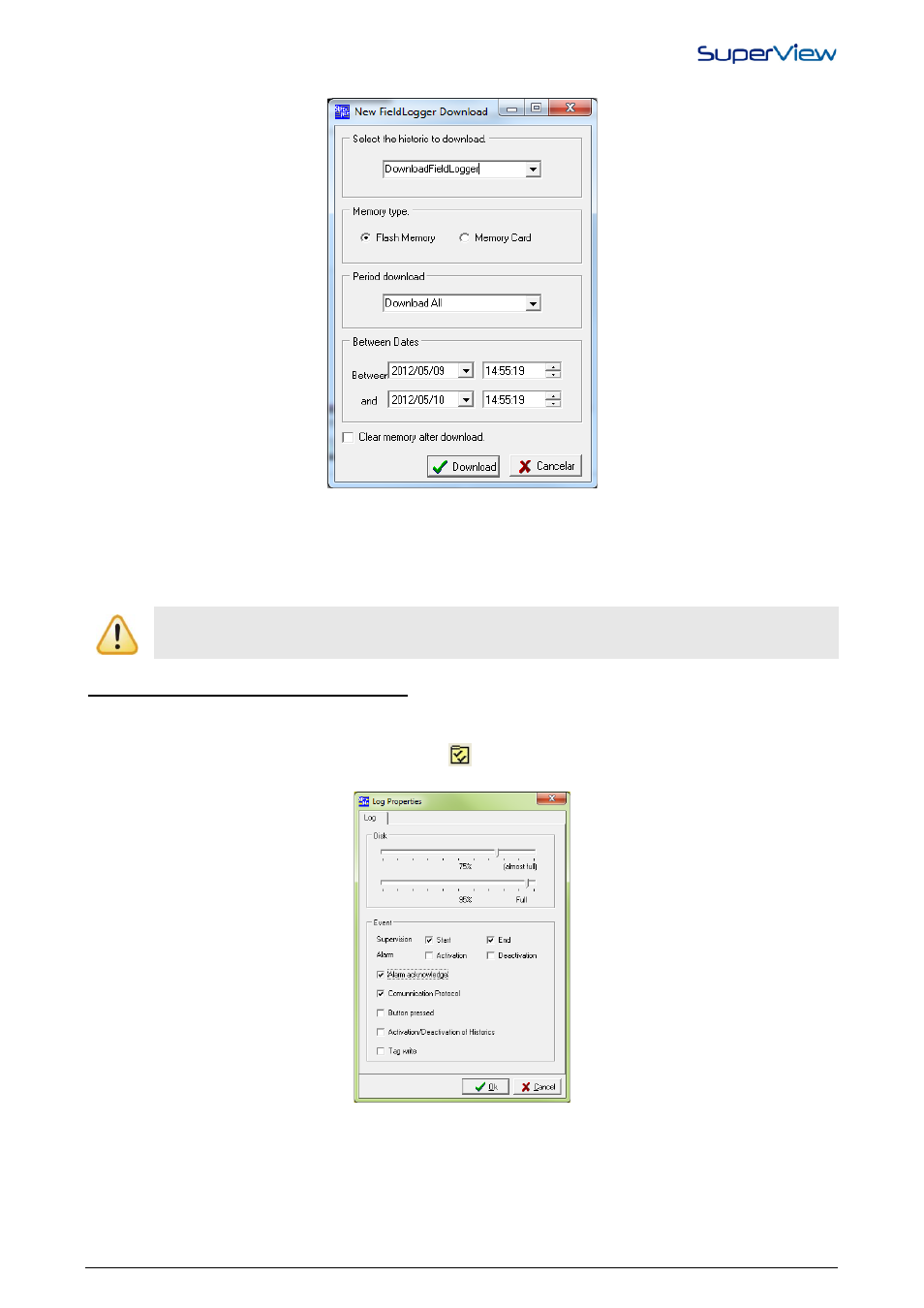 Registering events in superview | NOVUS superview User Manual | Page 24 / 38