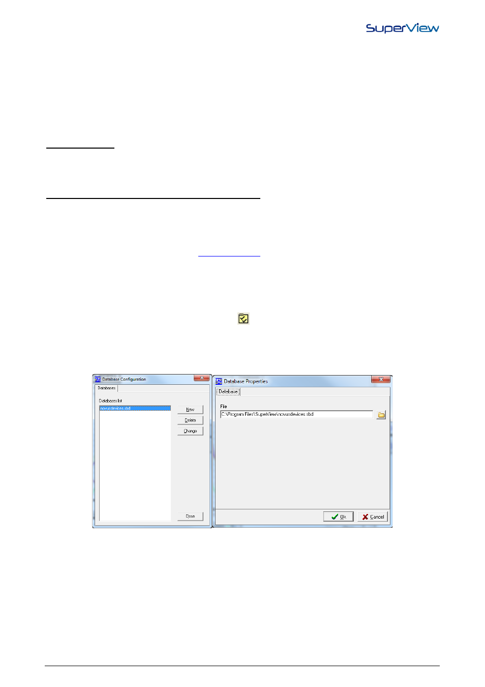 Print setting, Database of modbus devices parameters | NOVUS superview User Manual | Page 31 / 38