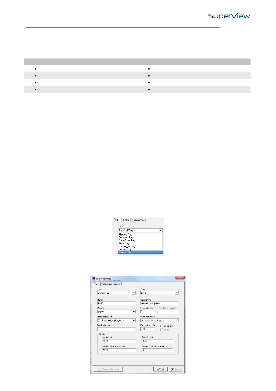 Registering devices in the network, Registering the variables of each device – tags | NOVUS superview User Manual | Page 32 / 38