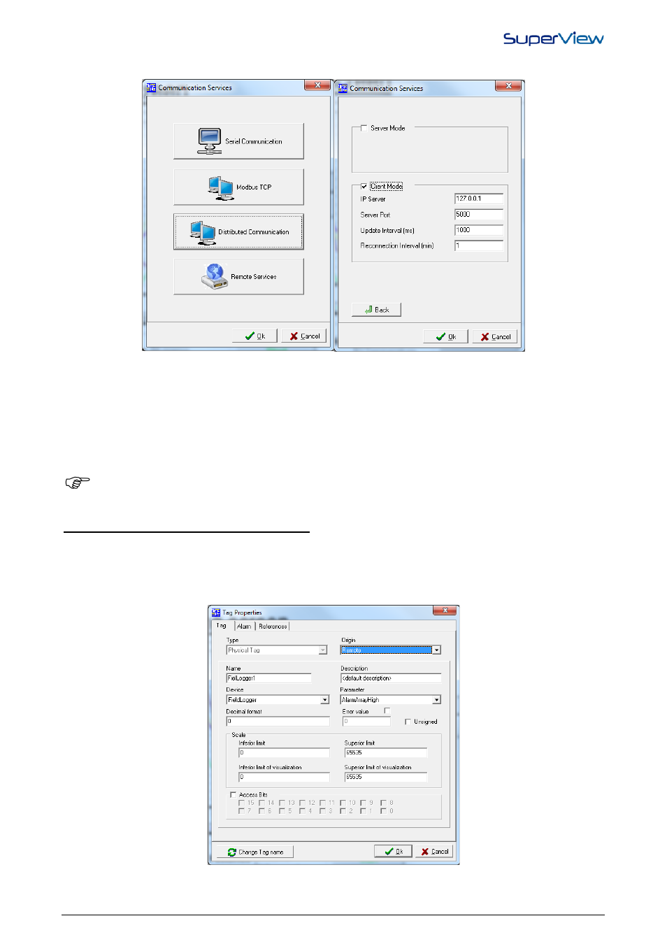 Configure remote variables -tags | NOVUS superview User Manual | Page 36 / 38