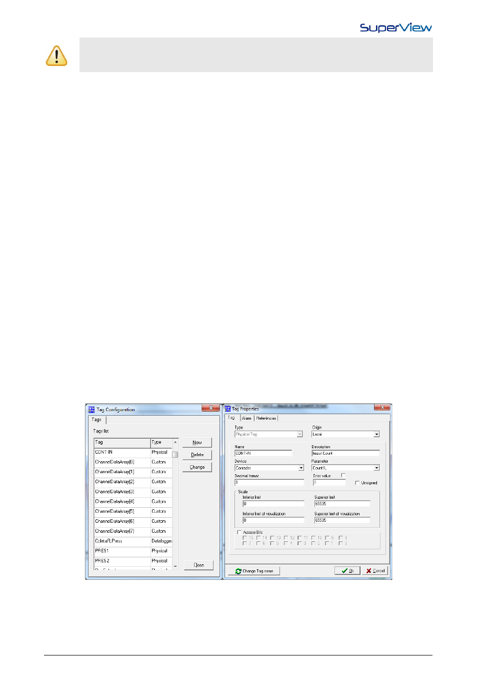 Registering the variables of each device – tags | NOVUS superview User Manual | Page 7 / 38
