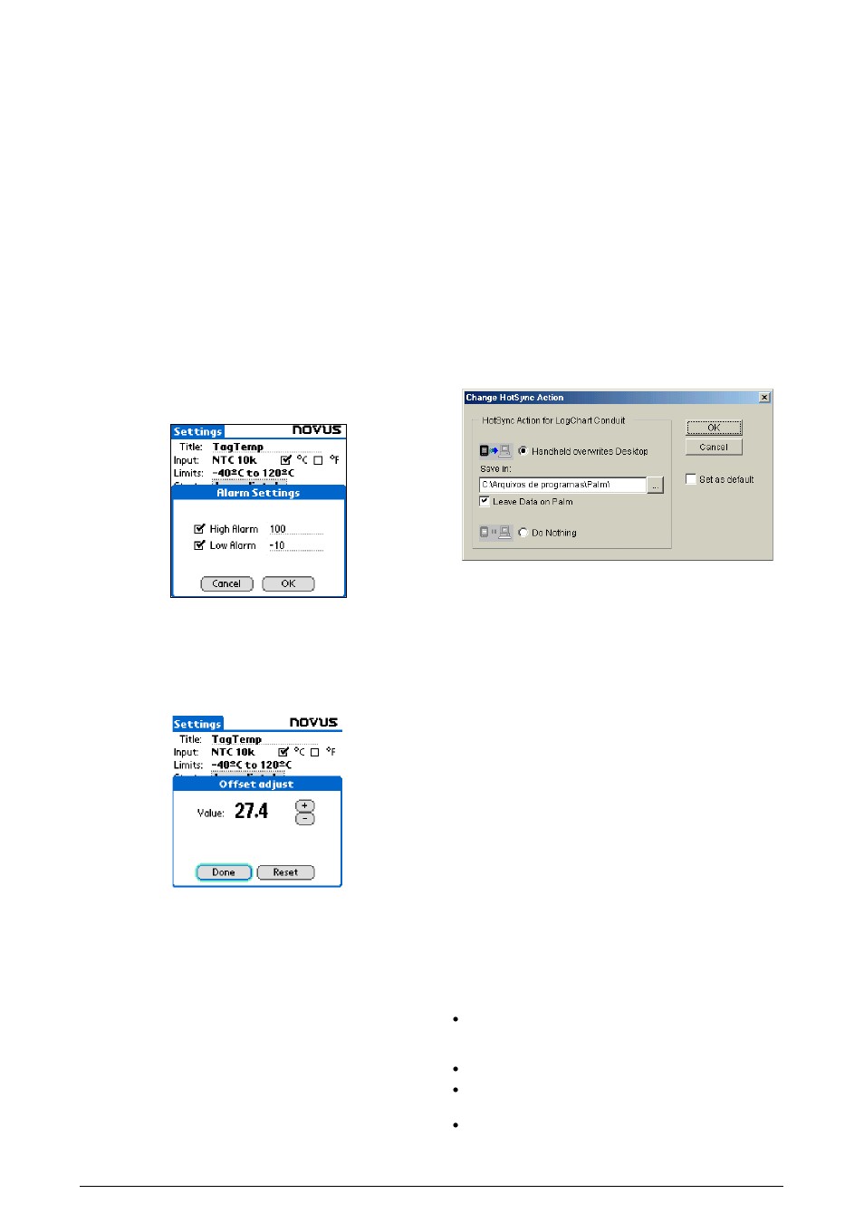 3 downloading data from the logger, 4 file visualization, 5 transferring data to your desktop | 8 most frequently found problems, 9 special care, 8most frequently found problems | NOVUS TagTemp User Manual | Page 6 / 7