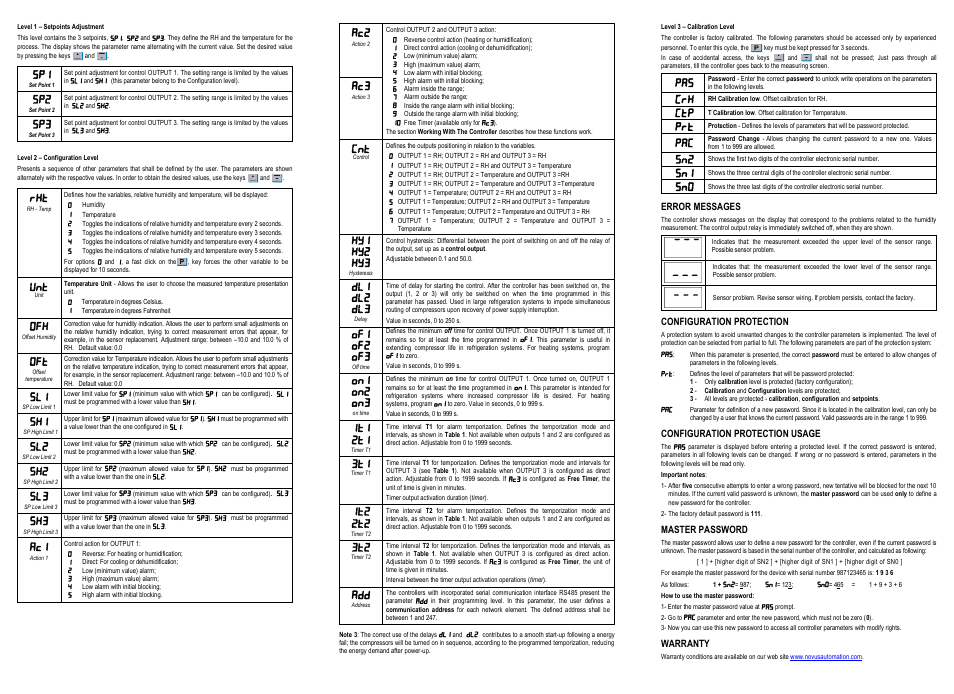 NOVUS N323RHT User Manual | Page 2 / 2