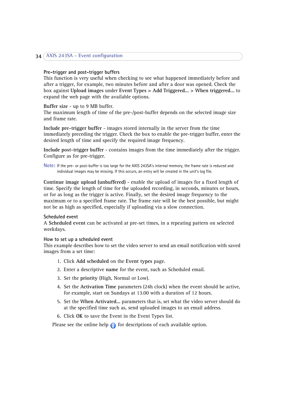 Axis Communications 243SA User Manual | Page 34 / 86